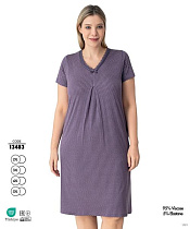 Ночнушка Cotpark 13483 violet - делук
