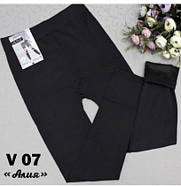 Лосины Alia V07 black мех - делук