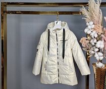 Куртка No Brand 7202 white - делук