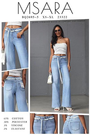 Джинсы Miss Kurry BQ2695-5 l.blie - делук