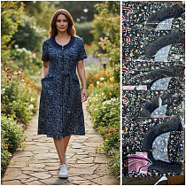 Халат Homewear M03-1 mix - делук
