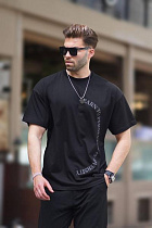 Футболка Hous Of Timur HT231 black - делук