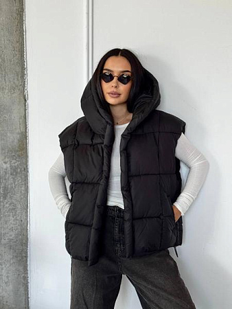 Жилетка Style Nadezhda 2536 black - делук