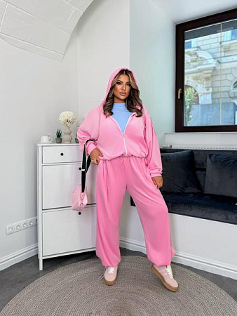 Костюм Спорт Femzone 1139 pink - делук
