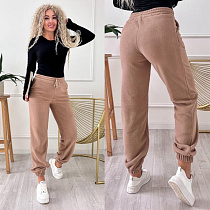 Штаны Спорт Sofi Cor 9065 beige - делук