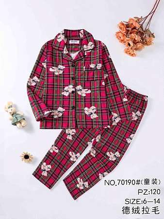 Пижама Brilliant B70190 red - делук