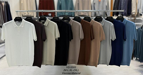 Футболка Vip Stendo 5305 l.brown - делук