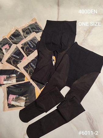 Колготы Kosta 6011-2 black - делук