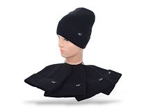 Шапка Angelica SF083-1 black Шапка Angelica SF083-1 black - делук