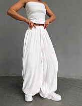 Штаны Arina 3128 white - делук