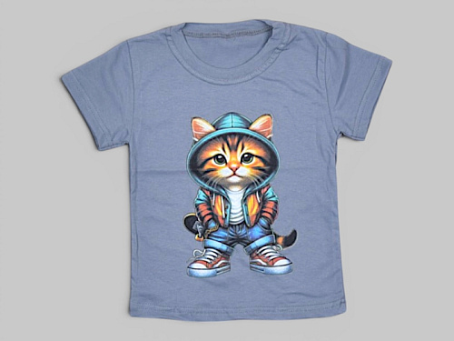 Футболка Kir15 112267 сірий - делук