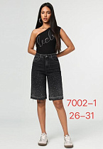 Шорты Newjeans 7002-1 black - делук