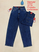 Джинсы Vanver F2087 navy - делук