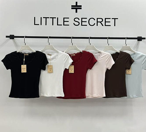 Футболка Little Secret 2262-2 black - делук