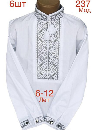 Вышиванка Надийка ND826-237 black - делук