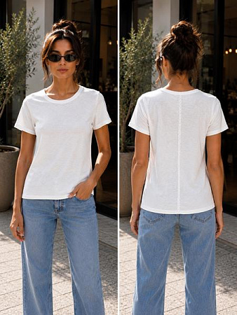 Футболка New Season F1710 white - делук