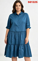 Платье Lida S61325 blue - делук