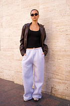 Штаны Спорт Little Secret 501 l.grey - делук