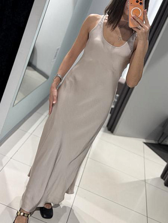 Платье Comod H2368 beige - делук