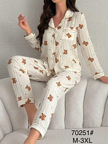 Пижама Brilliant B70251 l.beige - делук