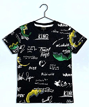 Футболка Dino DN90 black - делук