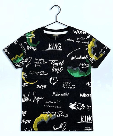 Футболка Dino DN90 black - делук