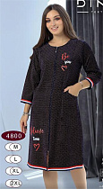 Халат Samo 4800 black - делук