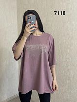 Футболка Fsn 7118 lilac - делук