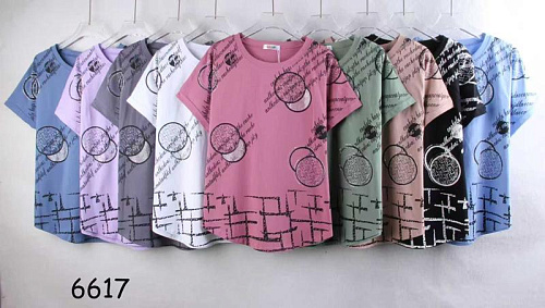 Футболка Jjf 6617 mix - делук