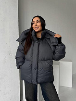 Пуховик Trend 230 grey - делук