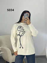 Свитер Fsn 5034 white - делук