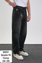 Джинсы Bromley 6691 d.grey - делук