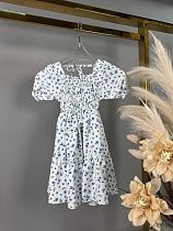 Платье Delfinka 550 white-blue - делук