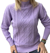 Свитер Elena&Vika 24031 lilac - делук