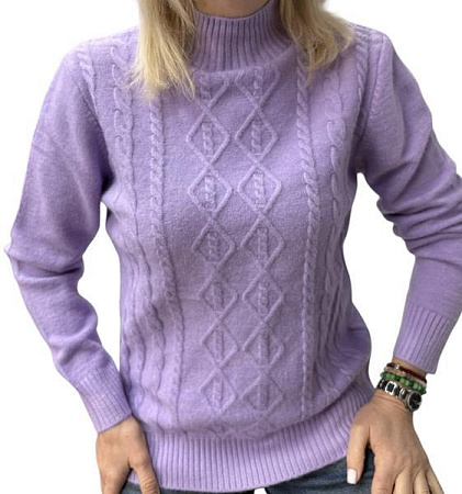 Свитер Elena&Vika 24031 lilac - делук