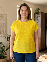 Футболка Levisha 25043-1 yellow - делук