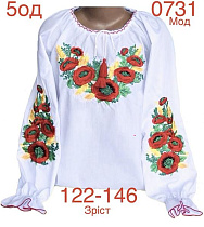 Вышиванка Надийка ND882-0731 white - делук