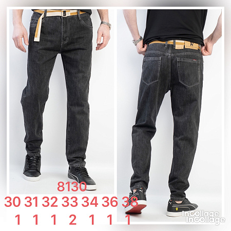 Джинсы God Baron 8130-1 black - делук