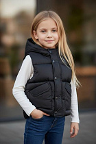 Жилетка Delfinka 88019 black - делук