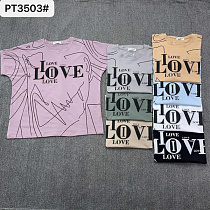 Футболка Dgmd PN3503 mix - делук