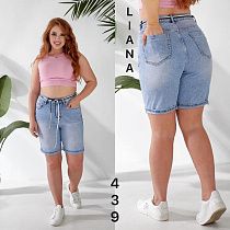 Шорты Liana Denim 439 l.blue Шорты Liana Denim 439 l.blue - делук