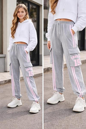 Штаны Спорт Meloria K96 grey - делук