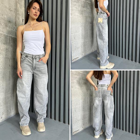 Джинсы I8Denim Women TB149 grey - делук