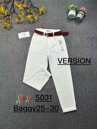 Джинсы Jeans Club 5031 white - делук