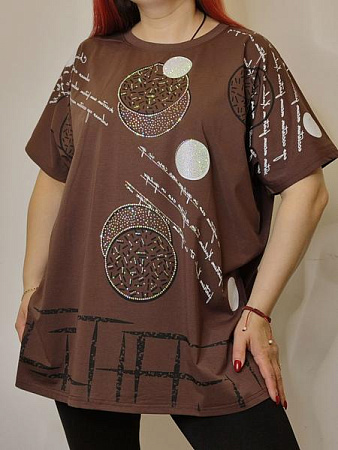 Футболка Kosta KS54 brown - делук