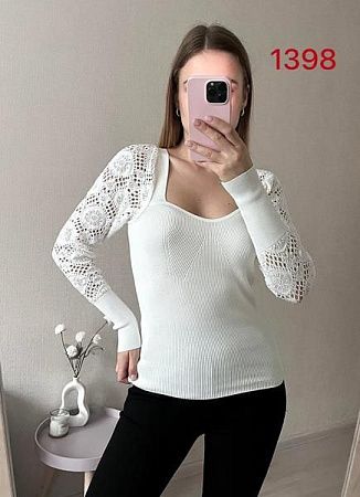 Свитер Fsn 1398 white - делук