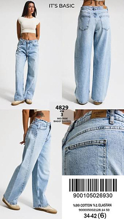 Джинсы Jeans Style 4829-4S6-3 l.blue - делук