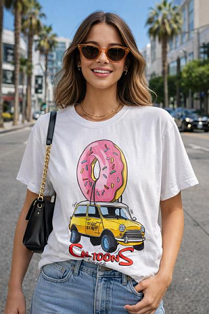 Футболка Major 2194 white - делук