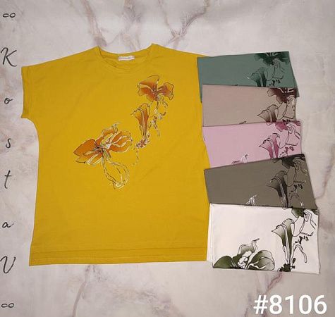 Футболка Kosta 8106 mix - делук