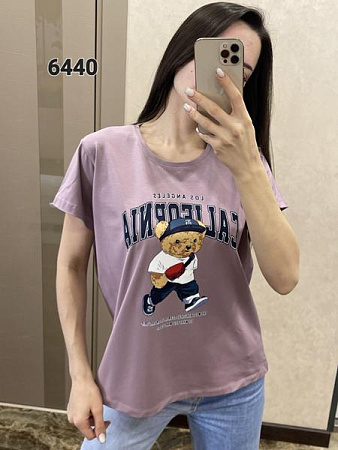 Футболка Fsn 6440 lilac - делук